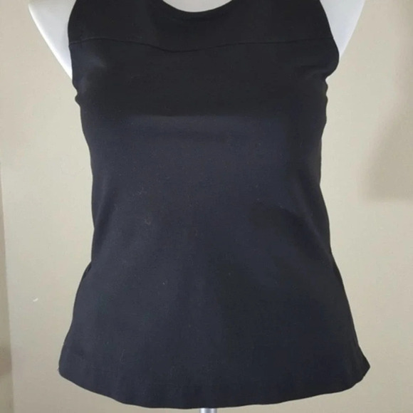 GAP | Black Side Zip Stretch Fitted Tank Medium - Picture 7 of 9